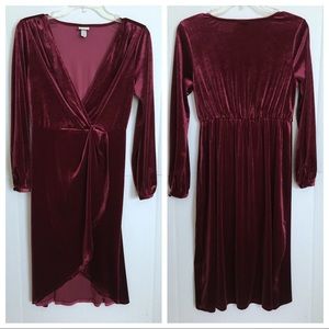 💛Andeawy Suede Burgundy dress💛